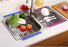 Folding Kitchen Drain Sink Rack Stainless Steel.