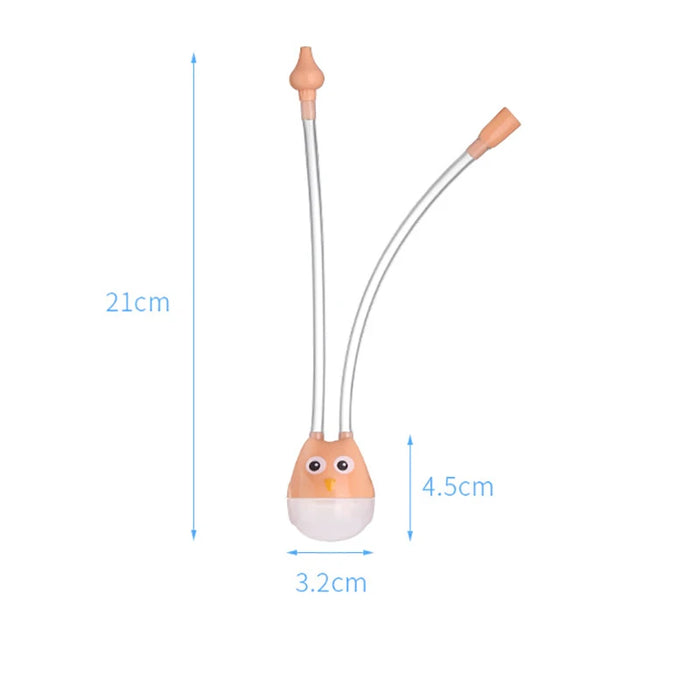 Anti-Backflow Baby Nasal Aspirator – BPA-Free Silicone Mucus Sucker
