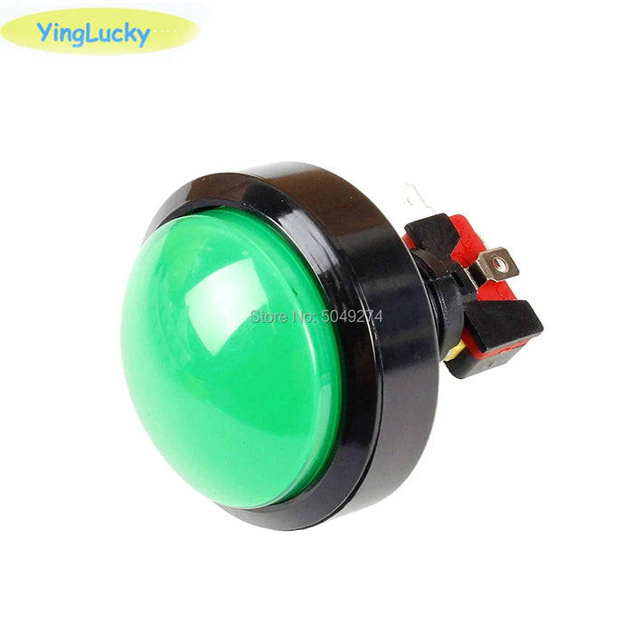 60mm LED Illuminated Arcade Button – Large Dome Push Switch (5V/12V)