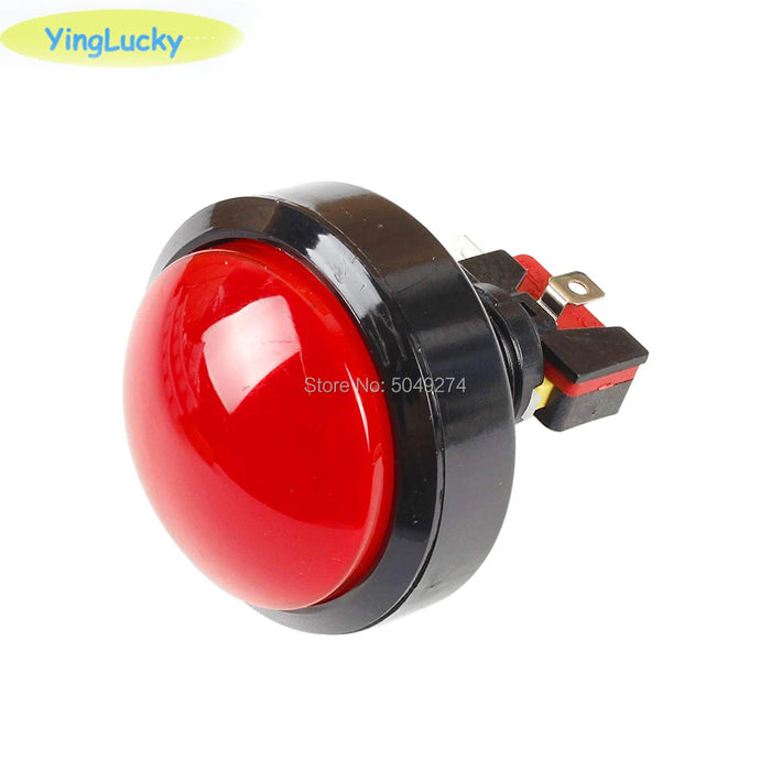 60mm LED Illuminated Arcade Button – Large Dome Push Switch (5V/12V)