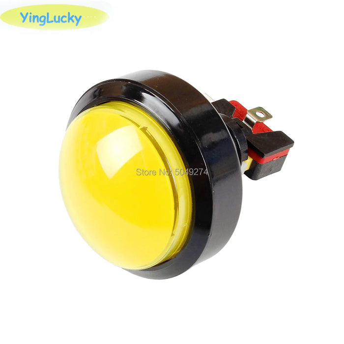 60mm LED Illuminated Arcade Button – Large Dome Push Switch (5V/12V)