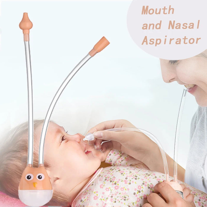 Anti-Backflow Baby Nasal Aspirator – BPA-Free Silicone Mucus Sucker