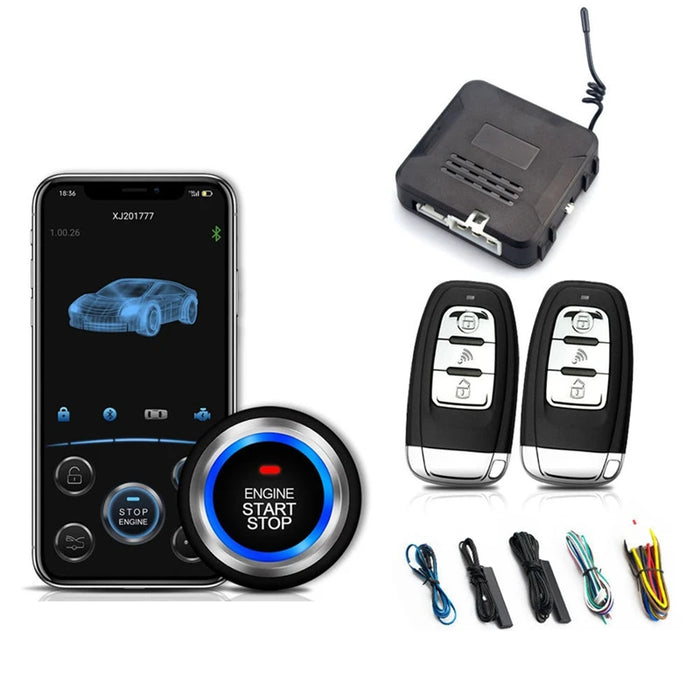 Universal Car Remote Engine Start & Keyless Entry System.