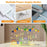 LED Acrylic Drawing Board DIY Erasable Luminous Writing Boards with Stand and 7Colors Pen USB Plug Message Board with NightLight