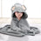 Newborn Super Soft Hooded Baby Bath Towel Blanket
