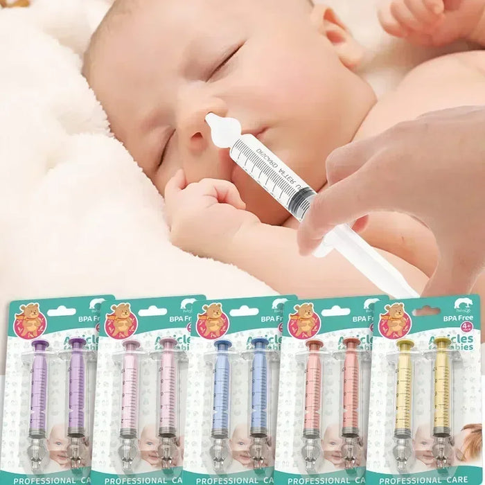 Silicone Baby Nasal Aspirator & Irrigator Syringe 10ML or 20ML