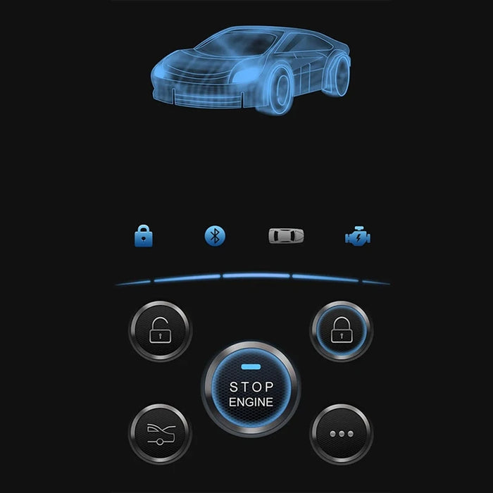 Universal Car Remote Engine Start & Keyless Entry System.