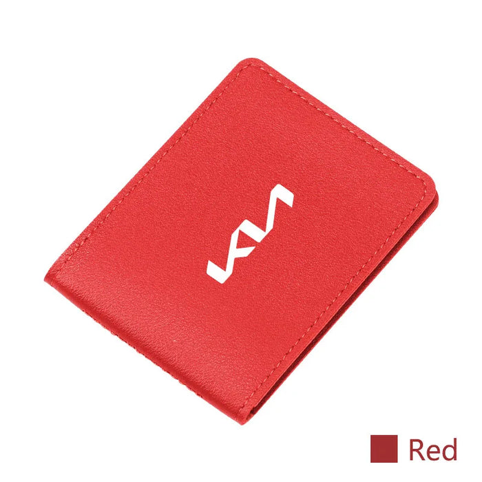 KIA Leather Driver’s License & Card Holder Wallet.