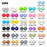 LOFCA 100pcs Premium 9mm Silicone Teething Beads – BPA-Free Food Grade DIY Beads