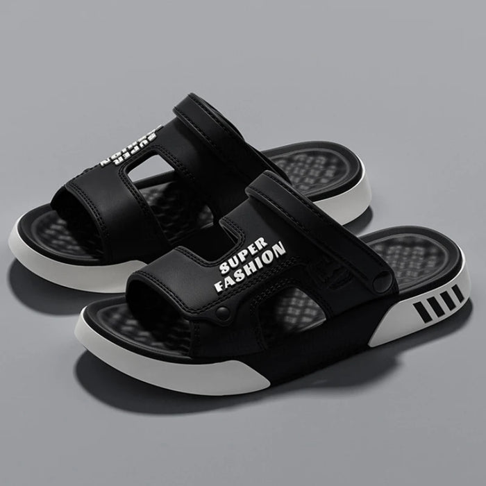 Men Slippers Summer EVA Soft-soled Platform Slides Sandals Indoor Outdoor Walking Beach Shoes Flip Flops Mens Home Shoes