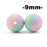 LOFCA 100pcs Premium 9mm Silicone Teething Beads – BPA-Free Food Grade DIY Beads