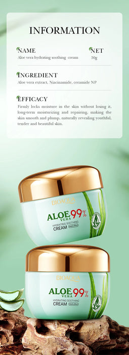 BIOAQUA Aloe Vera Hydrating Face & Eye Kit.