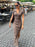 Solid Fashion Turn-Down Collar Midi/Maxi Dress