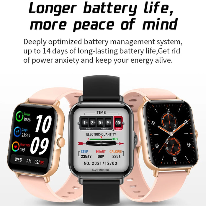 Unisex 2.01" Sport Smart Watch – iOS & Android