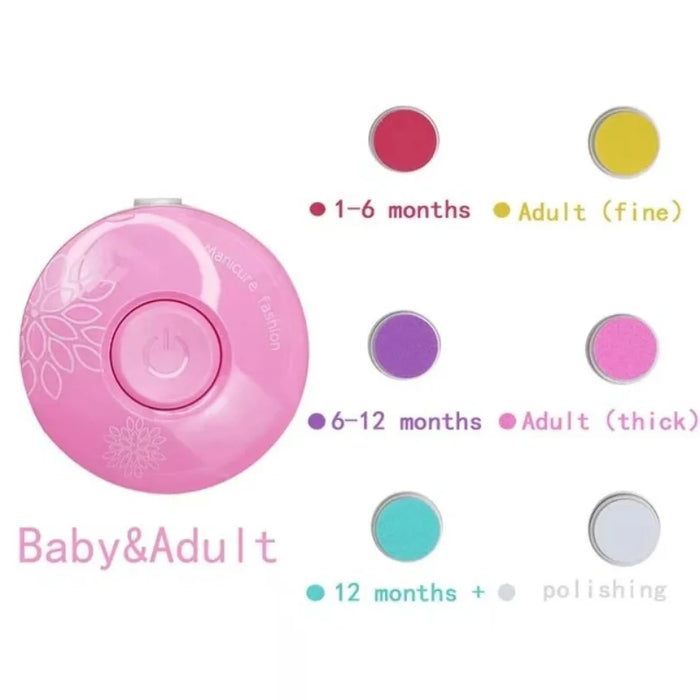Safe-Touch Electric Nail Trimmer for Newborns