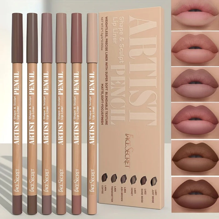 Velvet Matte Lip Liner Set – Perfect for All Skin Types