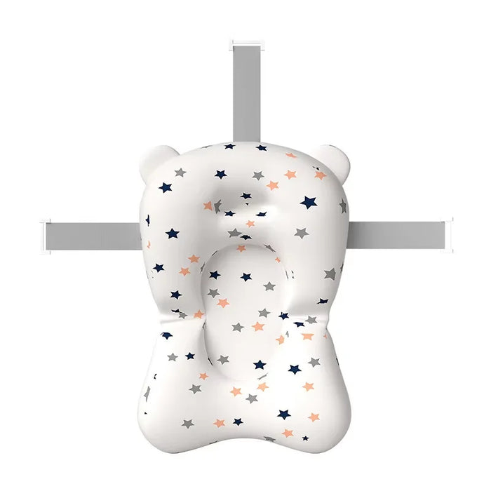 Adjustable Floating Baby Bath Support Pad – Ergonomic Newborn Safety Bather