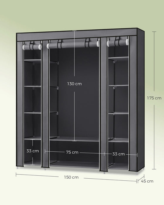 “SONGMICS 12-Shelf Closet Wardrobe Organizer”
