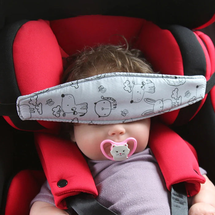 Adjustable Baby Sleep Positioner: Head Support for Car Seats & Strollers