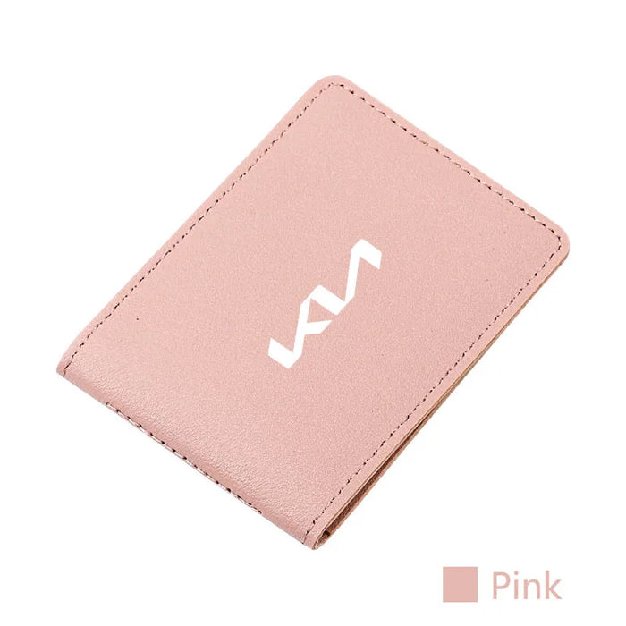 KIA Leather Driver’s License & Card Holder Wallet.