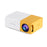 Mini LED Projector Supports 720P 1080P Portable Video Projector with Speaker Remote Control Support HD / AV / USB / Audio 3.5mm