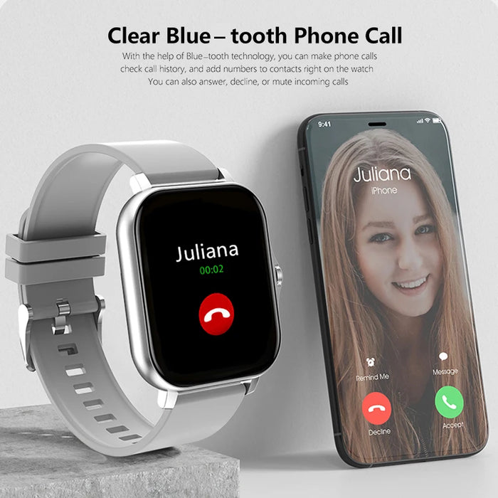 Unisex Fitness Smartwatch with Health Tracker