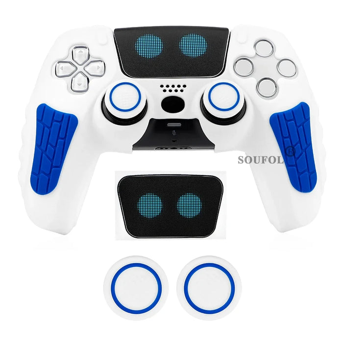 Protective Cover Skin for PS5 Controller Silicone Cover for PS5 Controller Anti-slip Silicone Case Thumb Grips Accessories