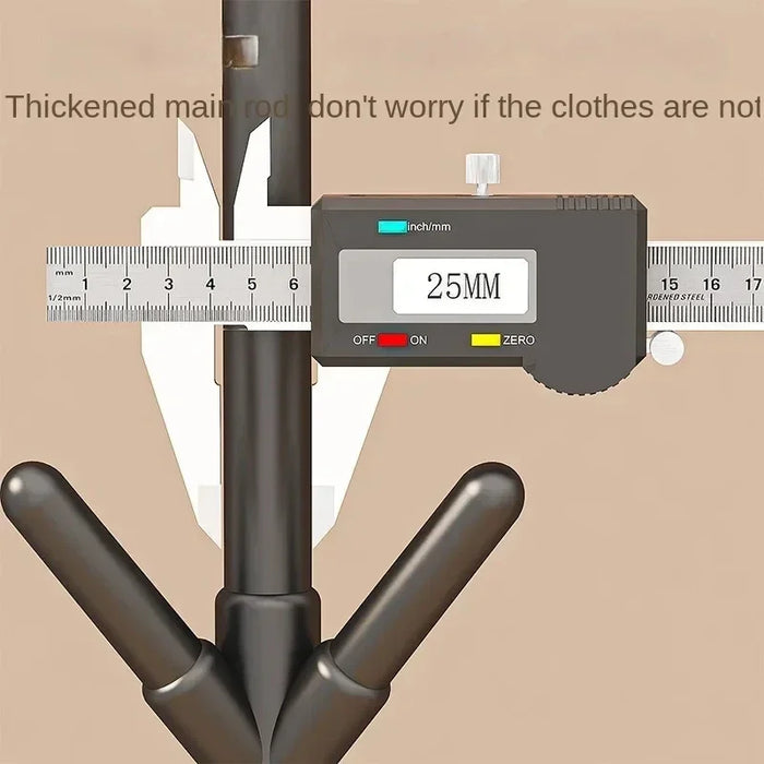 “Tree-Branch Floor Standing Clothes Rack”