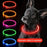 USB Rechargeable Fiber Optic Collar Pet Dog LED Light Collar Luminous Anti-Lost Dog Collar USB Rechargeable Dog Necklace Collar