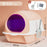 Extra Large Automatic Cat Litter Box UV Sterilization Deodorant Fully Enclosed Anti-Splash Internet Celebrity Cat Toilet for Cat