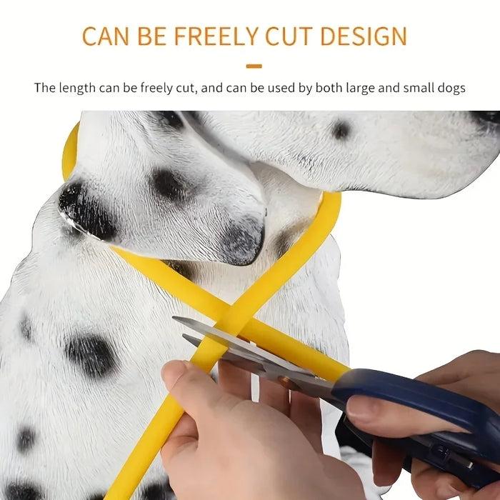 USB Rechargeable Fiber Optic Collar Pet Dog LED Light Collar Luminous Anti-Lost Dog Collar USB Rechargeable Dog Necklace Collar