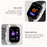Unisex Smartwatch with Blood Oxygen & Pressure