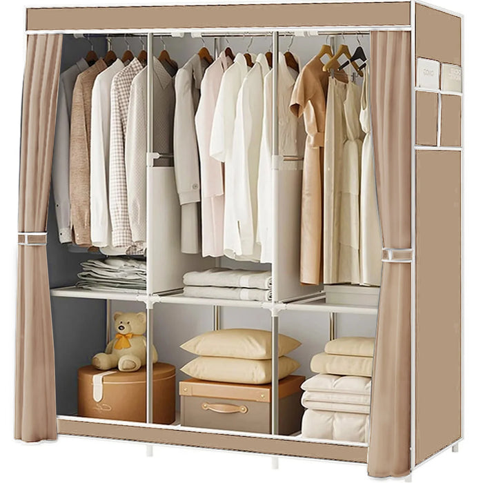 Portable Closet &amp; Wardrobe Organizer Rack.