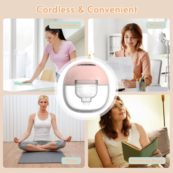 Hands-Free Wearable Breast Pump – S21 Portable Silent Electric Milk Collector