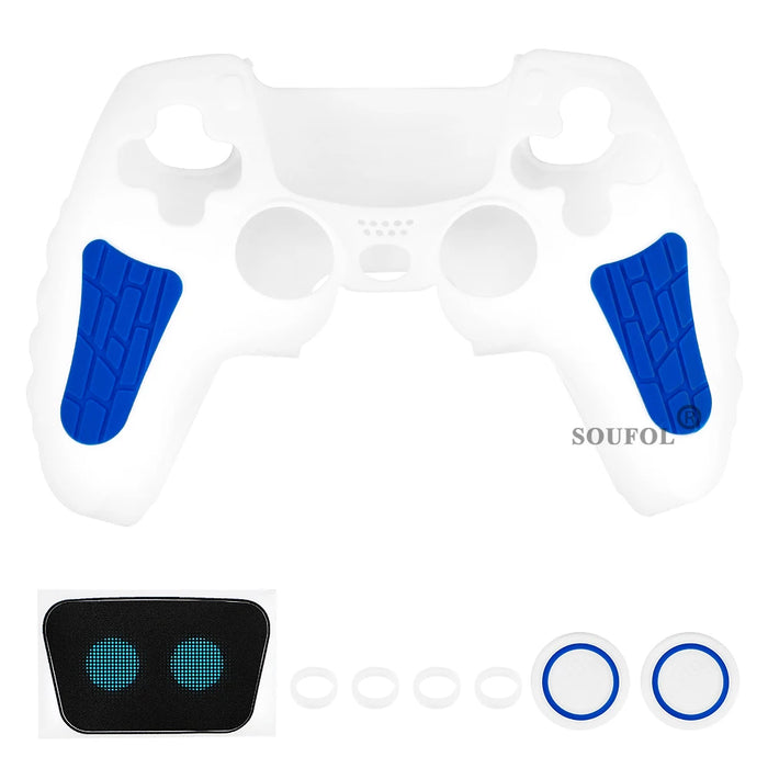 Protective Cover Skin for PS5 Controller Silicone Cover for PS5 Controller Anti-slip Silicone Case Thumb Grips Accessories
