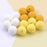 LOFCA 100pcs Premium 9mm Silicone Teething Beads – BPA-Free Food Grade DIY Beads