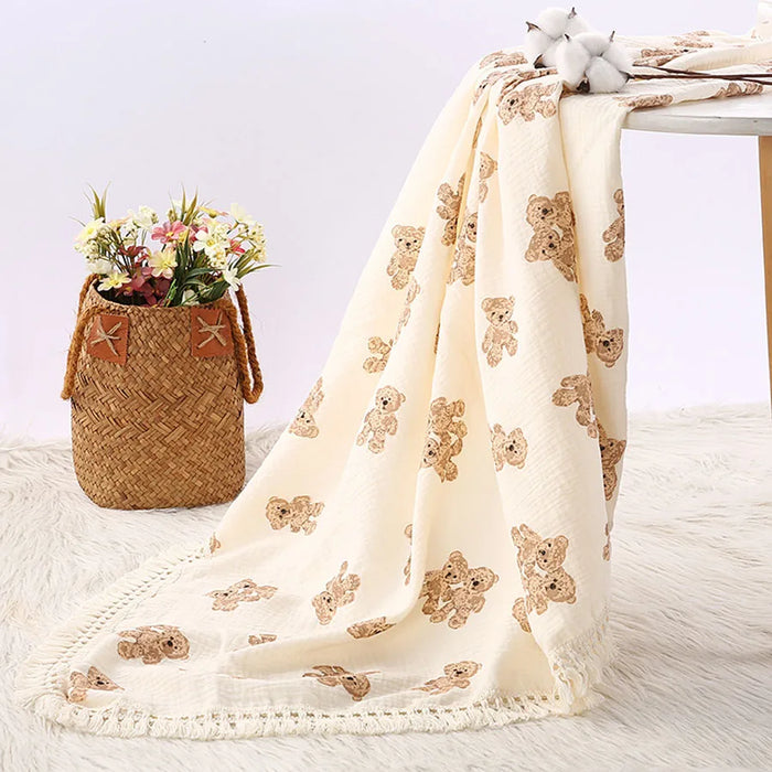 Muslin Cotton Swaddle & Summer Baby Blanket
