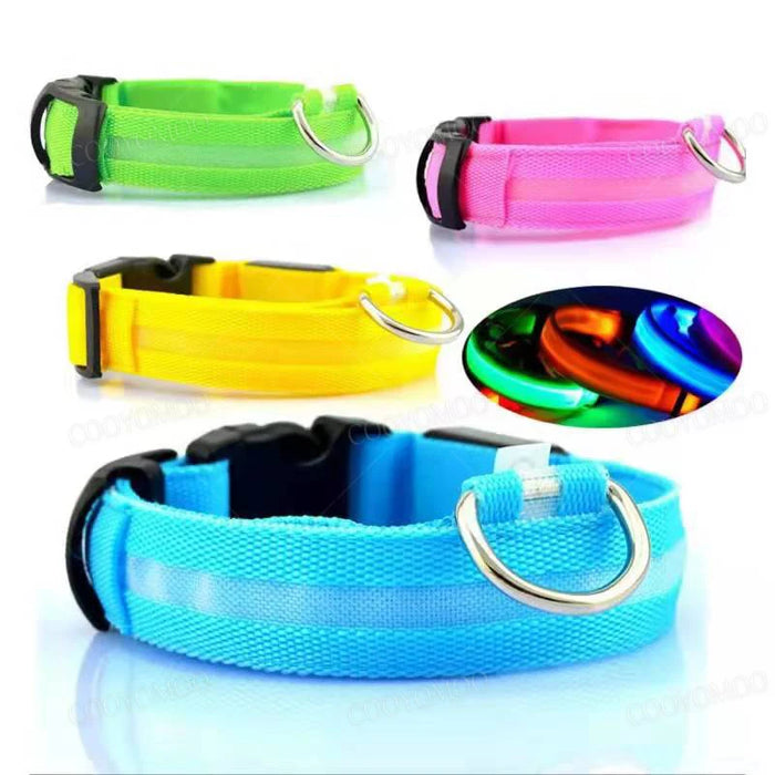3 Modes Dog/Cat Luminous Charge Collar Led