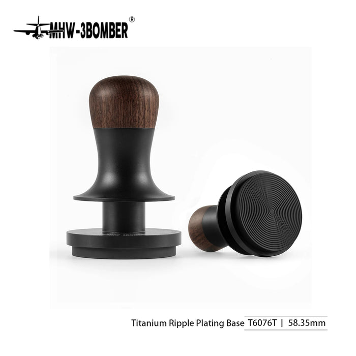 MHW-3BOMBER 30lb Calibrated Espresso Tamper (51/53/58mm) Spring-Loaded Leveler.