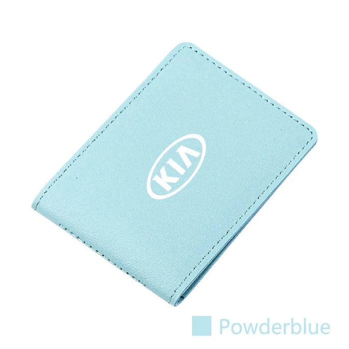 KIA Leather Driver’s License & Card Holder Wallet.