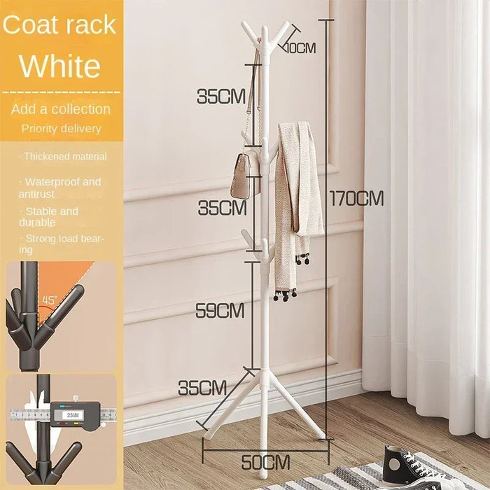 “Tree-Branch Floor Standing Clothes Rack”