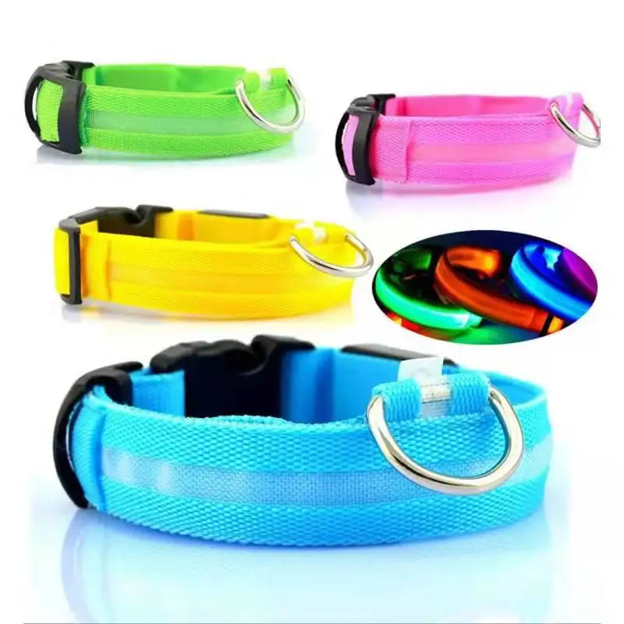 3 Modes Dog/Cat Luminous Charge Collar Led