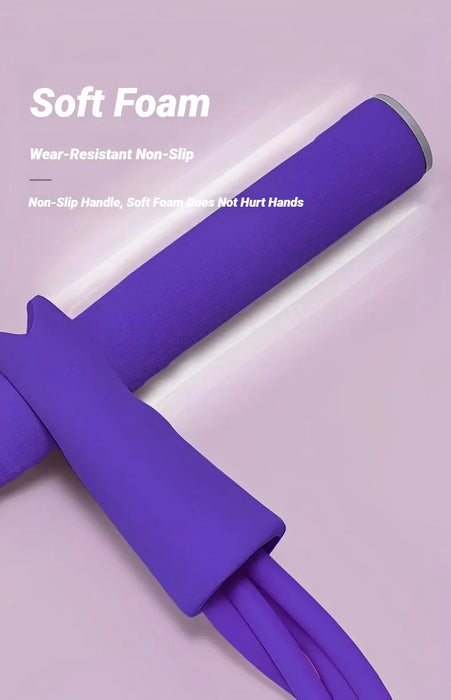 Four-Tube Pedal Tensioner Multi-Functional Household Fitness Equipment Yoga Abdominal Strengthening Elastic Band Tension Rope