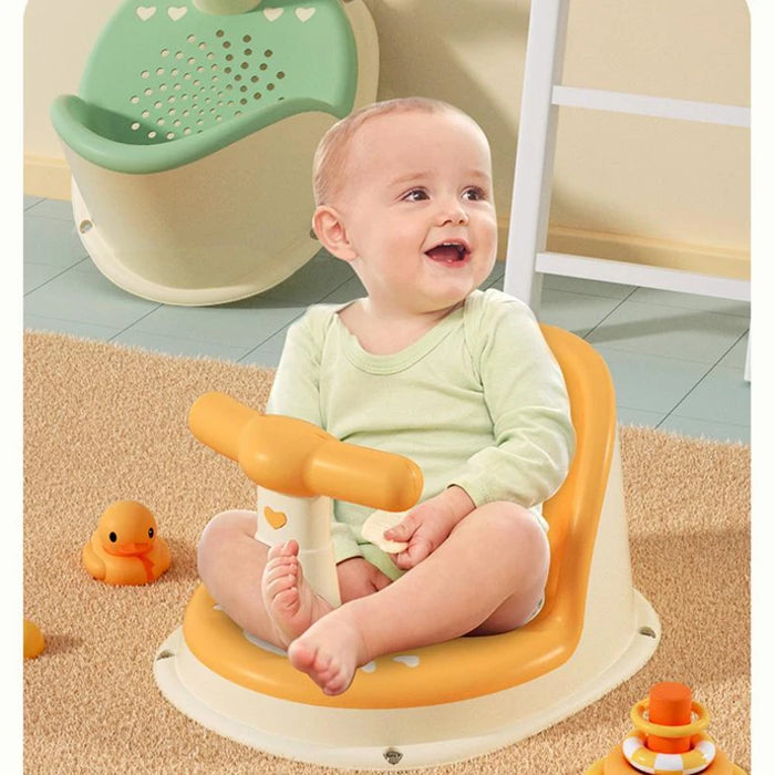Anti-Slip Baby Bathtub Seat – Ergonomic Support Chair for Infants & Toddlers