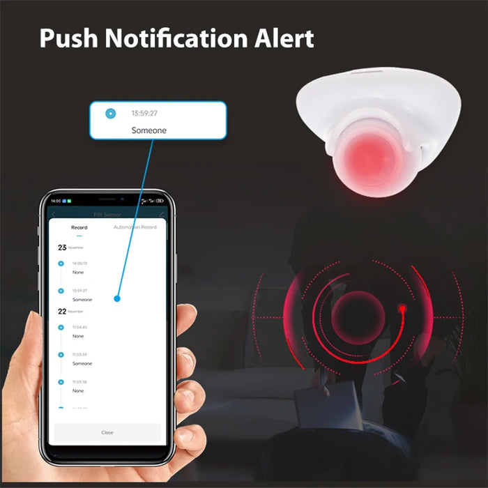 Tuya Matter Thread Human Presence Motion Sensor (Infrared Human Detector Motion Detector)
