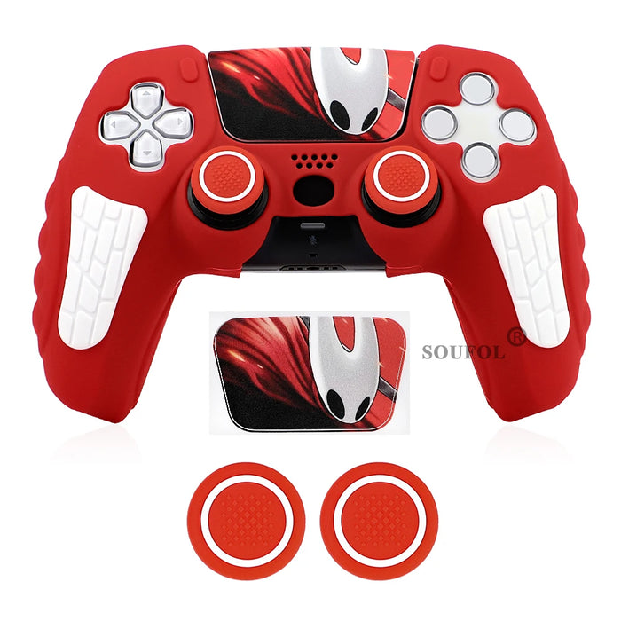 Protective Cover Skin for PS5 Controller Silicone Cover for PS5 Controller Anti-slip Silicone Case Thumb Grips Accessories