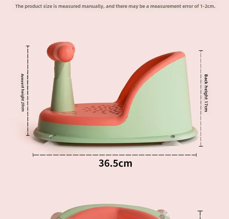 Anti-Slip Baby Bathtub Seat – Ergonomic Support Chair for Infants & Toddlers
