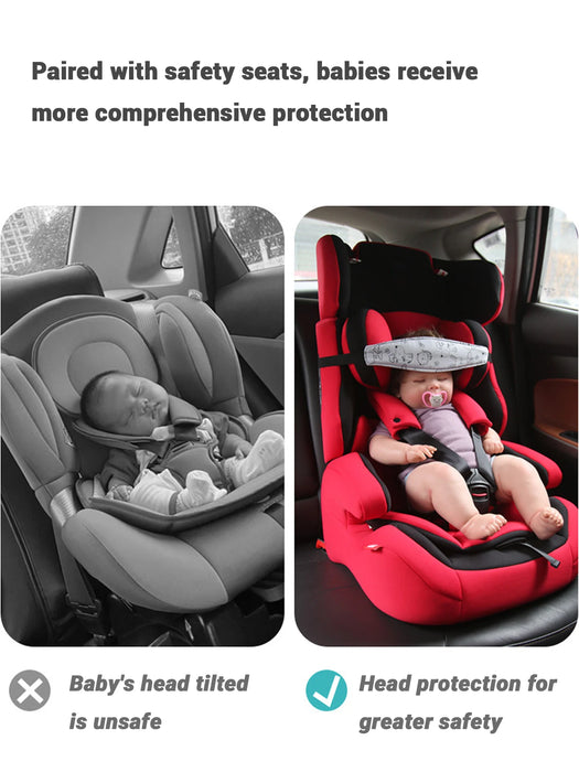 Adjustable Baby Sleep Positioner: Head Support for Car Seats & Strollers