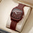 Casual Silicone Strap Quartz Watch