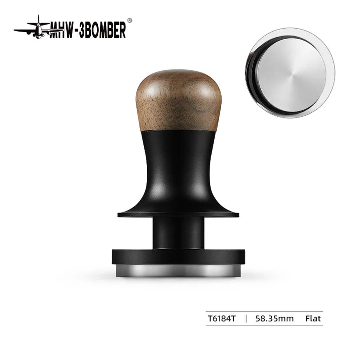 MHW-3BOMBER 30lb Calibrated Espresso Tamper (51/53/58mm) Spring-Loaded Leveler.